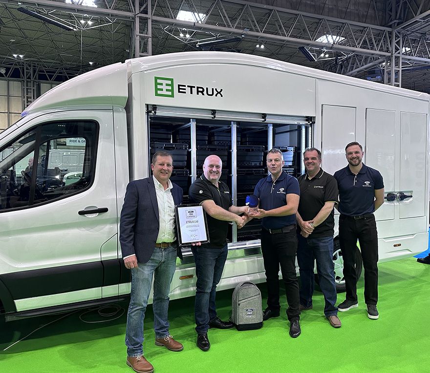 ETRUX launches electric Ford E-Transit Trizone van